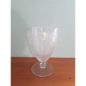 Baccarat, Chateaubriand, Large Vase, Crystal, Circa 1930. 