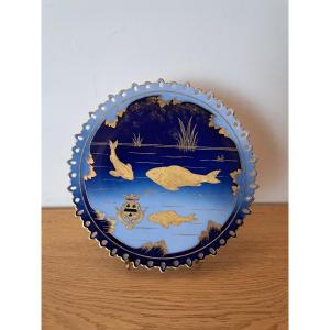 Pirkenhammer, Ernst Wahliss, Decorative Plate, Porcelain, Early 20th Century. 