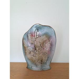Large Vase, Ceramic, Signed, 20th Century. 