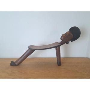 Lobi Stool, Att In Sikiré Kambiré, Wood, Burkina Faso, Early 20th Century. 