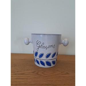 Ice Bucket, Ceramic, 1960s. 