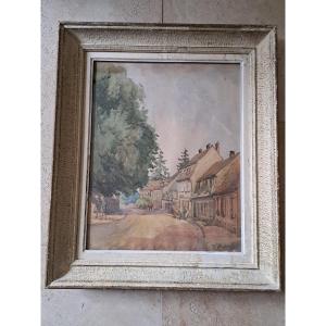Theodore Buchhold, Saverne, Bas Rhin, Watercolor, 20th Century.