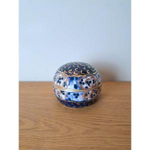 Camille Tharaud, Domed Box, Art Deco, Porcelain, 20th Century. 