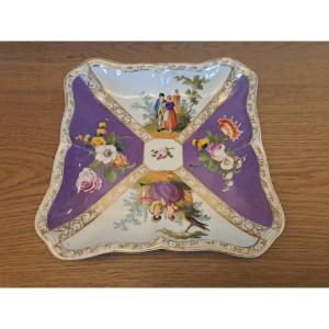 Bowl With Undulating Rim, Meissen Porcelain, Late 19th/1900. 