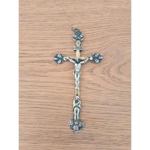 Pectoral Cross, Silver And Vermeil, 18th Century. 
