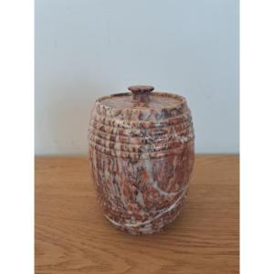 Tobacco Pot Forming A Barrel , Marble , Louis XVI , XVIII°.