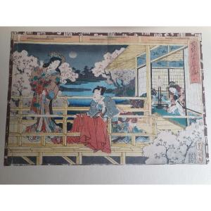 Utagawa Toyokuni, Japanese Print, XIX°.