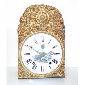 Comtoise Clock With Moon Phases 