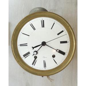 Comtoise Clock, Regulator, Ankle Escapement, Signed Chavin