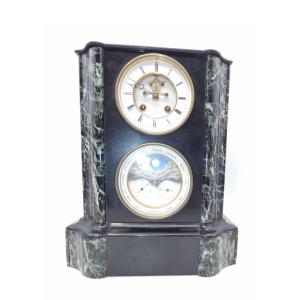 Black And Grey Marble Pendulum With Complexities And Moon Phases