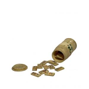 Mini Bone Dominoes Game