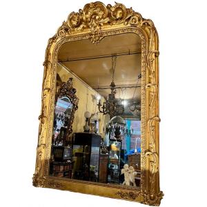 Large Castle Mirror - Restoration Period