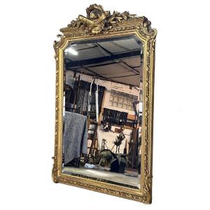 Louis XVI Style Napoleon III Period Mirror