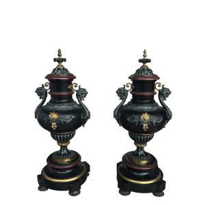 Pair Of Cassolettes - Napoleon III Period