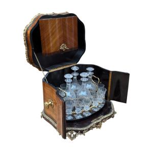 Napoleon III Period Liquor Cabinet 