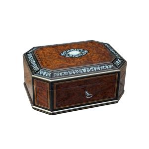 Octagonal Jewelry Box / Napoleon III Period