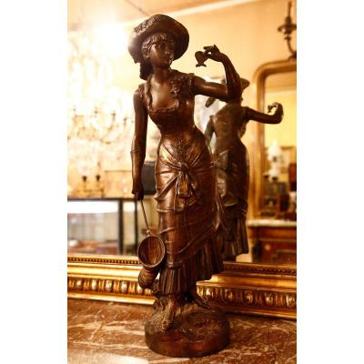 Regule Statue - The Butterfly Hunter