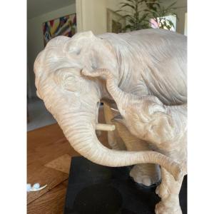 Terracotta Elephants By Guido Cacciapuotti