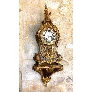Large Boulle Marquetry Hunting Cartel Clock, 18th Century