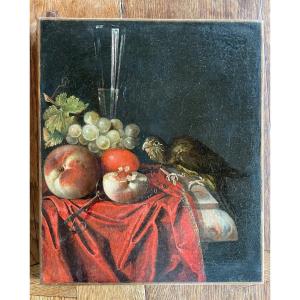 Willem Frederik Van Royen Still Life With Parakeet