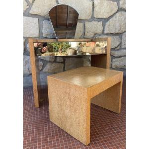Art Deco Dressing Table And Stool
