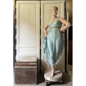 Large 19th-century Plaster Cast From A Studio After Canova