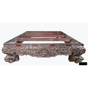 Important Ironwood Bed XIXth South China Or Vietnam