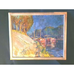 Painting Marine Raphaël Chanterou.