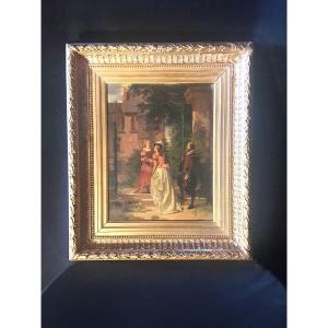 Castiglione Genre Scene Table.