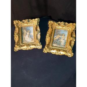 Pair Of XVIII Style Paintings, L Masson.