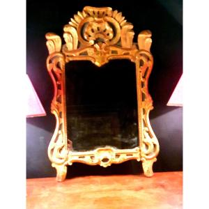 Golden Mirror Louis XV Provençal XVIII.