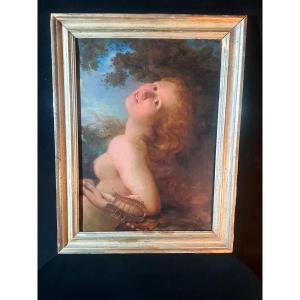 Table Erato XIX Century Muse Music, Poetry.