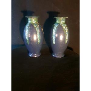 Pair Of Art Deco Vases, 1930.