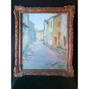 Tableau Paysage Basque R Gomez Gimeno.