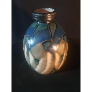  Vase Art Déco C Tharaud,décor Cubiste.