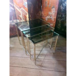 Nesting Tables Maison Jansen 50s 60s.