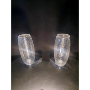 Pair Of Vintage Denmark Germany Sconces.