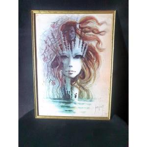 Dreamlike Watercolor Saint Génies.