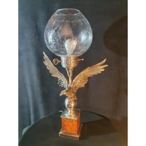 Hollywood Regency Eagle Bronze Lamp.