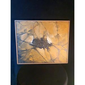 Abstract School Painting Ricardo Santamaria. 