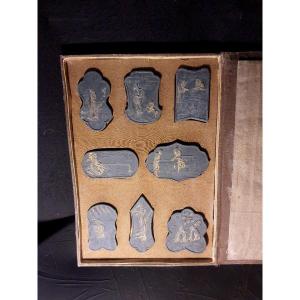 Chinese Calligraphy Ink Block Box.