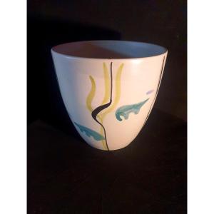 Art Deco Sèvres Vase Paul Milet Animal Decor.