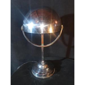 Modernist Cubist Art Deco Lamp, Félix Aublet Spirit.