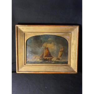 Marine Painting From The First Empire Period.