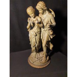 Sculpture Group Of Lovers, Peiffer.