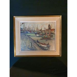 Marine Painting Port Breton, Landel.