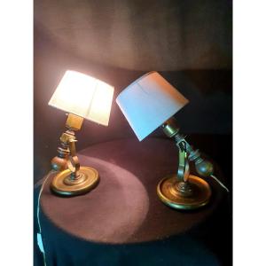 Pair Of Boat Lamps. 