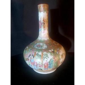 19th Century Cantonese China Vase.