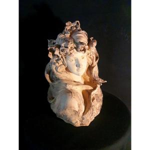 Female Bust Sculpture, Simon Goldscheider.