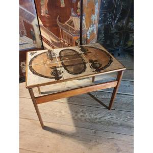 Ox Art Vintage Ceramic Table.